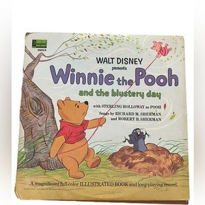 Vintage 1967 Disney Winnie the Pooh and The‎ Blustery Day LP Vinyl Record